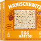 Manishewitz Egg Matzo 12oz (3 Pack) Kosher (Not For Passover), Thin, Crisp & Light Texture, Sodium Free, No Artificial Flavors, 