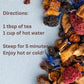 Zhivana Organics Loose Leaf Fruit Tea - Wild Berries - Naturally Caffeine Free - 2 Pack (8 oz)
