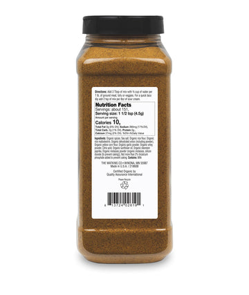 Watkins Organic Gourmet Dry Seasoning Mix, Taco, 24.0 Ounce (Pack Of 6)