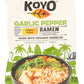 Koyo Reduced Sodium Garlic And Pepper Ramen Made With Organic Noodles 2.1, Pepper,Garlic, 25.2 Ounce, (Pack Of 12)