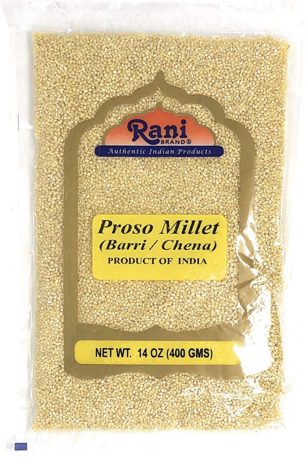 Rani Proso Millet (Panicum Millaceum) Whole Ancient Grain Seeds 14oz (400g) ~ All Natural | Gluten Friendly | NON-GMO | Vegan | 