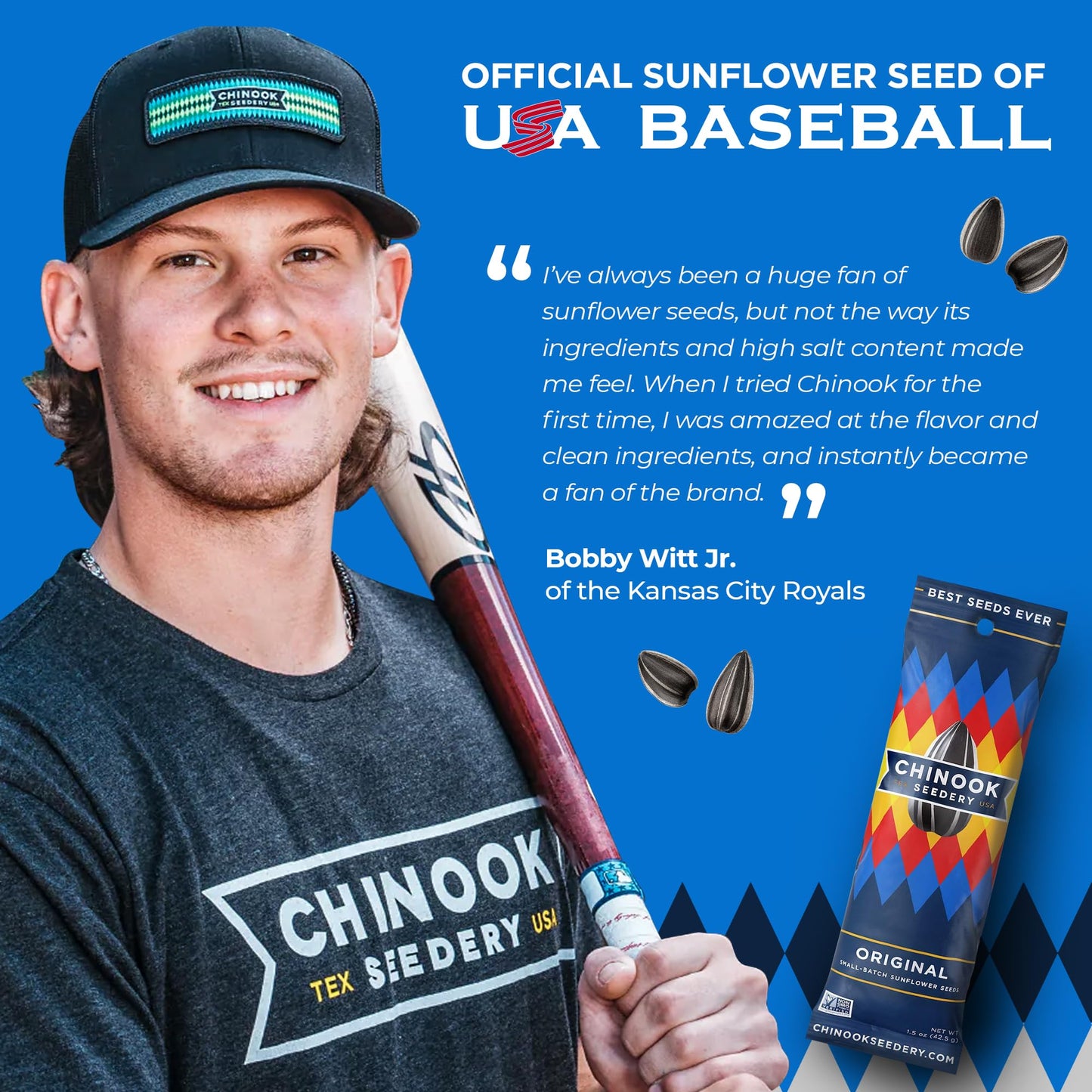 Chinook Seedery Roasted Sunflower Seeds to Eat - 1.5 oz (Pack of 36) Variety Packs - Jumbo Low Sodium Sunflower Seeds Keto Snack