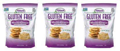 Miltons Gluten Free Crackers, Multi-Grain - Non-GMO Project Verified, Kosher, Certified Gluten Free Snack, 7 Grains In Every Bi