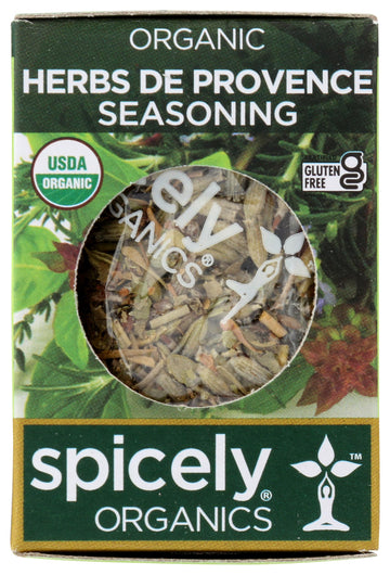 Spicely Organic Herbs De Provence Seasoning 0.1 Oz Certified Gluten-Free