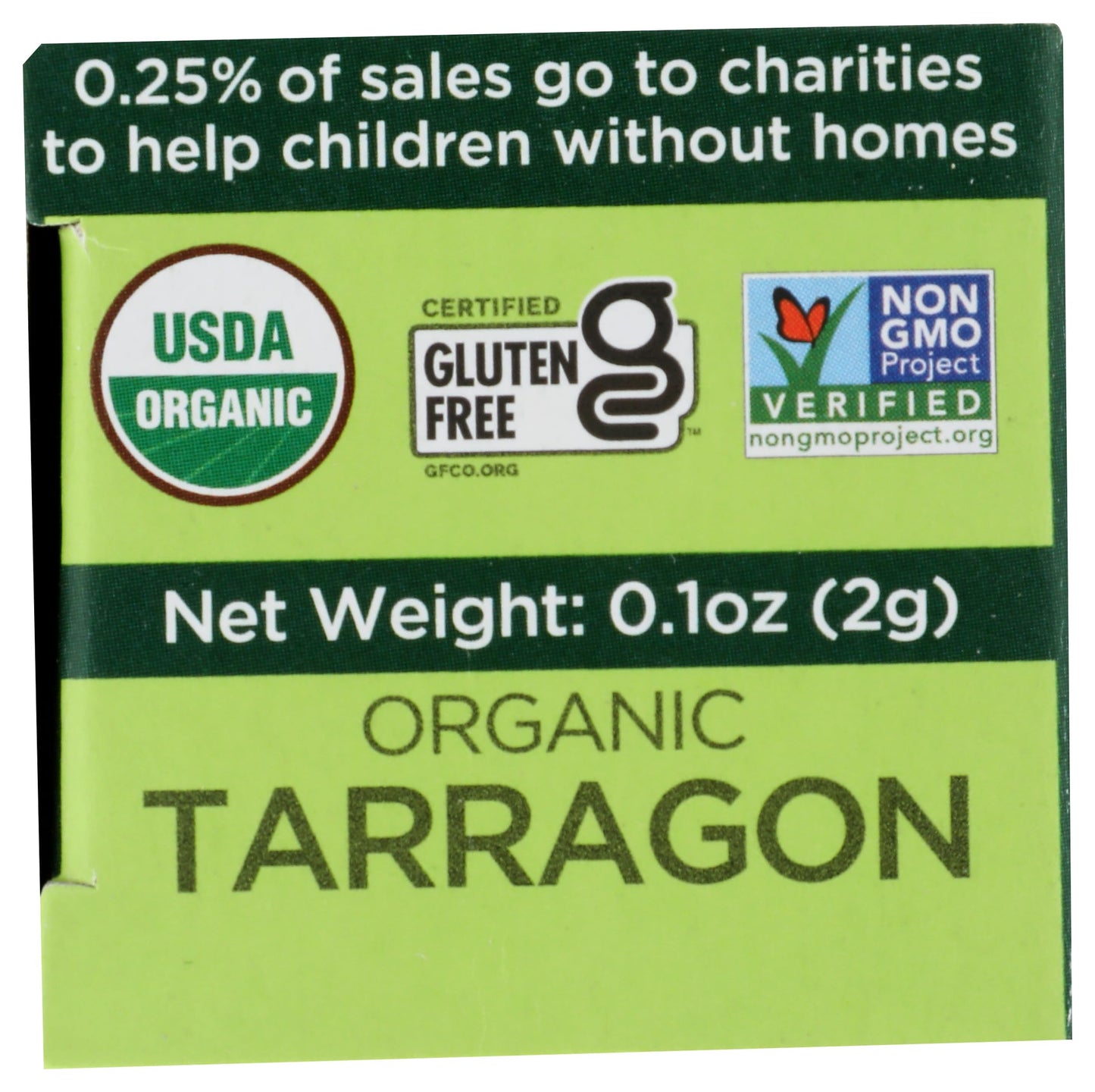 Spicely Organic Tarragon, 0.1 Oz