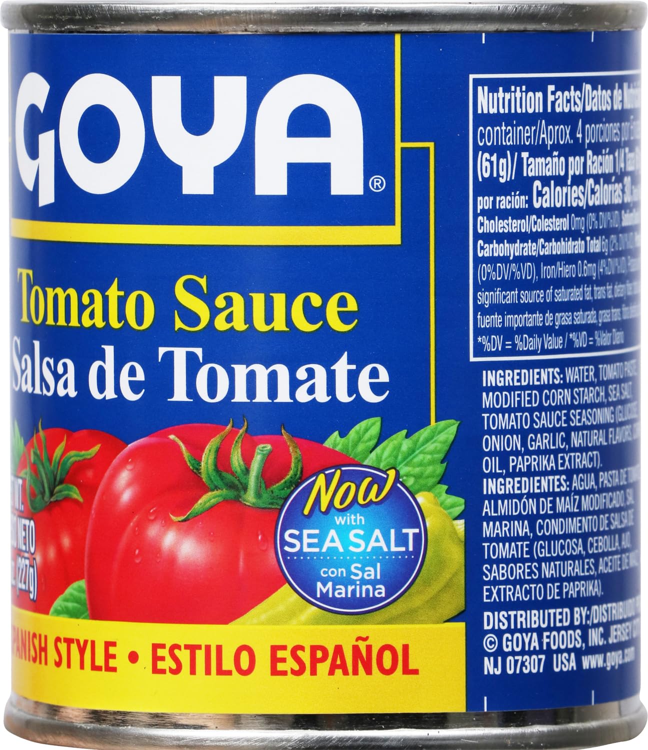 Goya Tomato Sauce Spanish Style, 8 Ounce Each, Pack Of 3