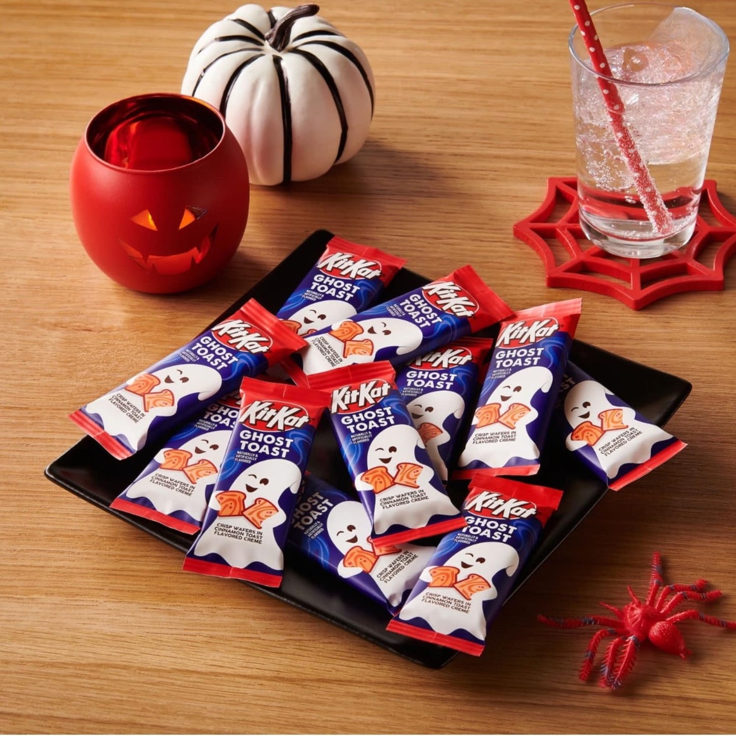 Kit Kat Halloween Candy Bundle  Witchs Brew and Ghost Toast Snack Size  Limited Edition  2 Bags