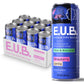 E.U.B. Strawberry Vanilla Sparkling Functional Beverage  12oz Can  50mg Caffeine  25 Calories  with Nootropics & Adaptogens for Mood & Energy Support