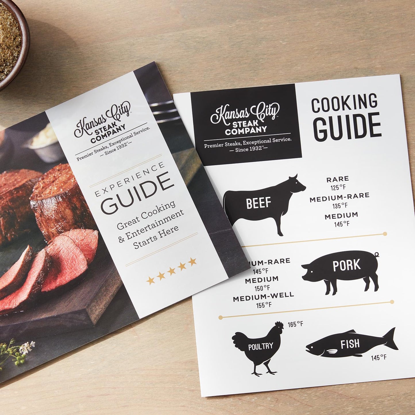 Kansas City Steak Company Premium Beef Steak Burgers, 12 Count, 4.5 oz each, Vacuum Sealed, Restaurant-Quality