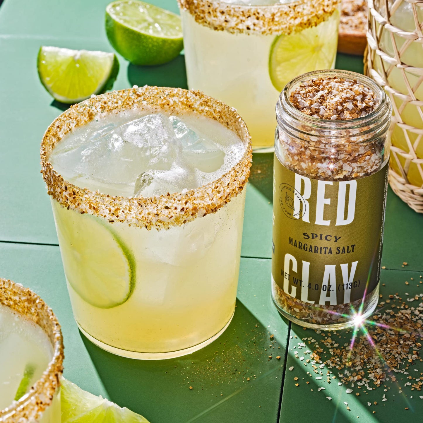 Red Clay Spicy Margarita Salt, 4 ounce (Pack of 2)