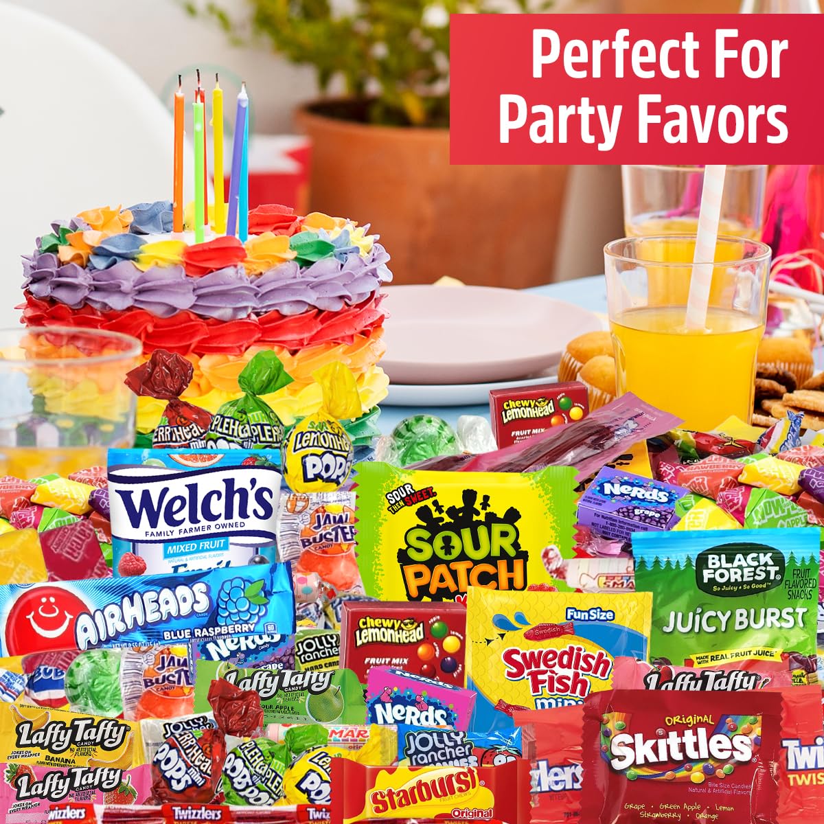 Bulk Candy Variety Pack - 2 Pound Care Package Assorted Box Mothers Day Basket , Snack Food Gift , Office Assortment Gift For Bi