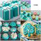 Limino Oil Based Food Coloring Set - Vivid Candy Melts Dye, 2 fl. oz - Cyan