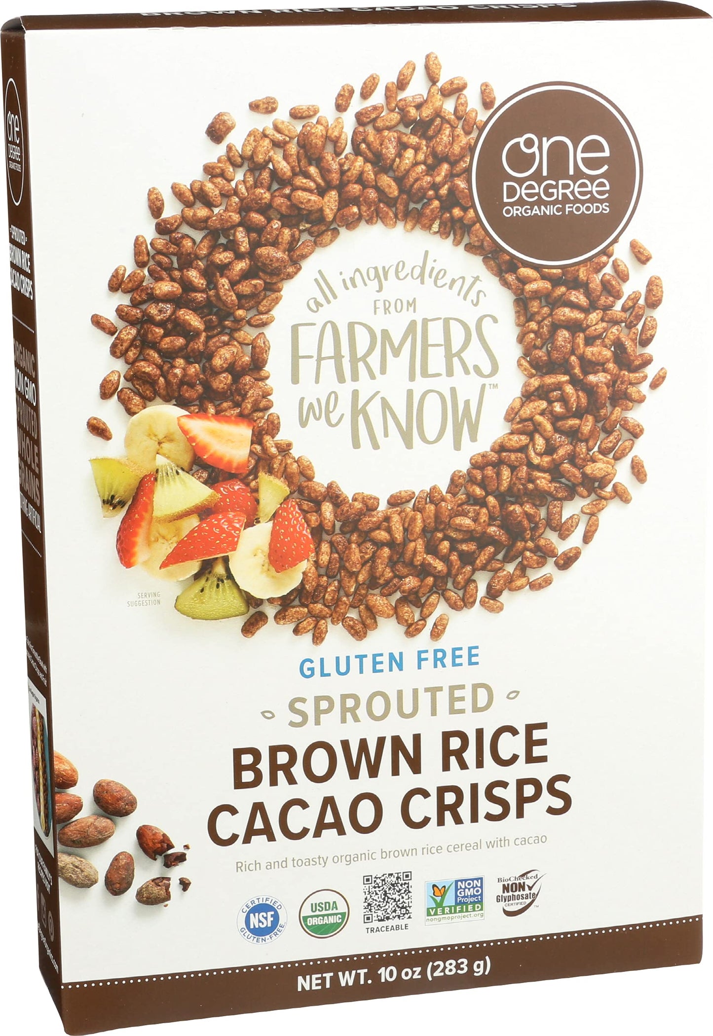 Cereal - Cacao Brown Rice Crisps 10Oz Usa (Case6)