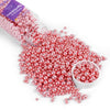 Cobakey Rose Gold Sprinkles For Cake Decorations 3.52 Ounce Rose Gold Metallic Pearl Sprinkles For Cupcake Toppers Wedding Party
