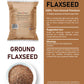 8Oz Ground Brown Flaxseed Flax Seed Powder Omega-3 Fats | Non Gmo | Gluten-Free | 8 Ounces Semillas De Linaza En Polvo