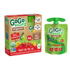 Gogo Squeez Organic Applesauce, Apple Strawberry, 3.2 Ounce (4 Pouches), Gluten Free, Vegan Friendly, Unsweetened Applesauce, Re