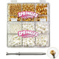 Gold Sprinkles and White Sprinkles 2 Pack with 4-Claw Pick up Tool, 13oz Pearl Sprinkles Mix Size for Baking, Cupcake, Cookie, C