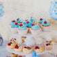 Gyufise 36Pcs Snowflake Cupcake Toppers Glitter Winter Frozen Theme Snowflake Cupcake Picks For Winter Wonderland Baby Shower Ki