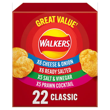 Walkers Classic Variety Multipack Crisps 20X25g