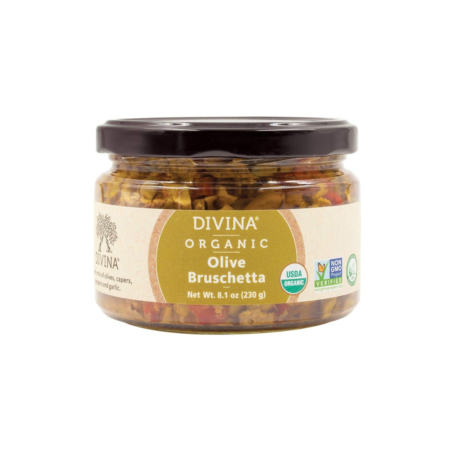 Divina Organic Olive Bruschetta Spread, 8.1 Ounce