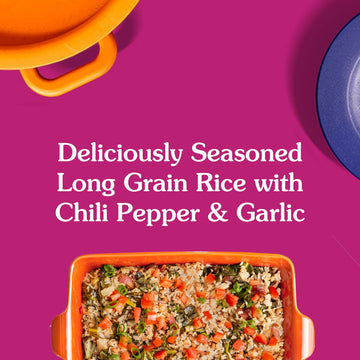 Bens Original Ready Rice Chili Garlic Flavored Rice, Easy Dinner Side, 8.5 oz Pouch (Pack of 12)