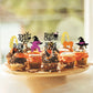 32 Pcs Hocus Pocus Cupcake Toppers Glitter Witch Hair Hat I Put A Spell On You I Smell Children Halloween Cupcake Picks For Hall