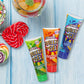 slime Sour Lickers Squeeze Gel Candy - 16 Pack Display Assorted Flavors, 8 Blue Raspberry 4 Green Apple and 4 Strawberry, Great