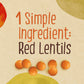 Barilla Red Lentil Rotini Pasta, 8.8 oz - Vegan, Gluten Free, Non GMO & Kosher - Made with Plant Based Protein