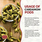 Spicy World Green Cardamom Pods 3.5 Oz - As Seen On Tik Tok - Premium Quality Whole Green Cardamom Pods | Vegan | Large | Aromatic Cardamon