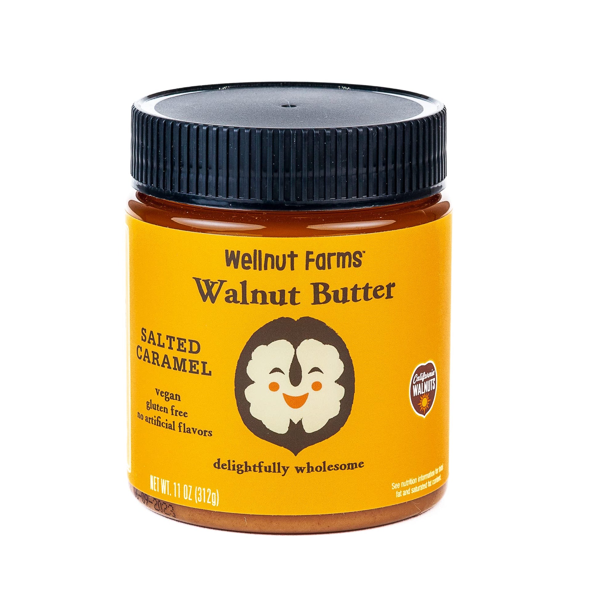Wellnut Farms Walnut Butter - All Natural Walnut Butter Spread - Plant Based Omega 3 Nut Butter - Vegan, Keto Friendly, Gluten F