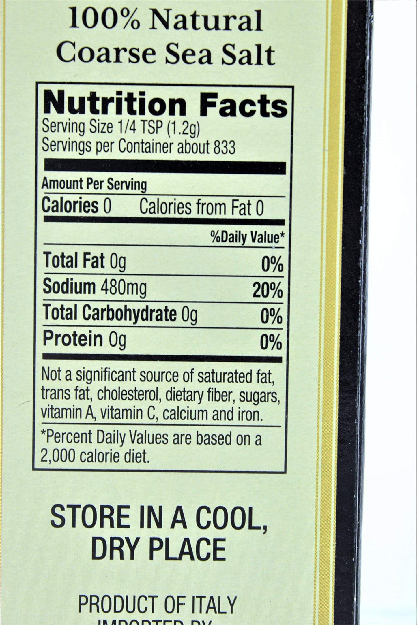 Alessi Sea Salt Kosher, 36.79 oz
