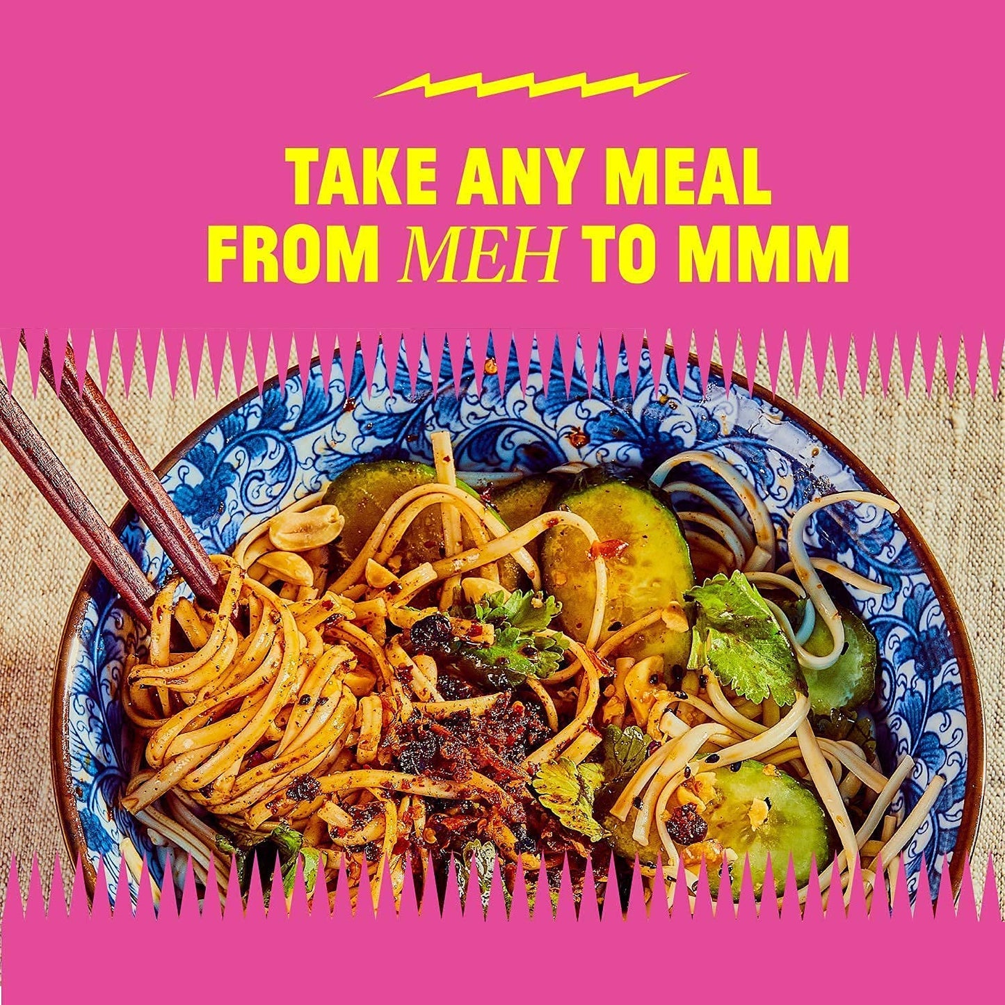 Flybyjing Sichuan Chili Crisp, Gourmet Spicy Tingly Crunchy Hot Savory All-Natural Chili Oil Sauce W/Sichuan Pepper, Versatile H