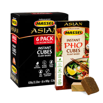 Massel Instant Pho Bouillon Broth cubes - No MSg gluten Free - Bulk Pack (6 x 105g)
