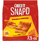 Cheez-It Snapd Cheese Cracker Chips, Thin Crisps, Lunch Snacks, Double Cheese, 7.5oz Bag (1 Bag)