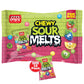 DOUzzle Chewy Sour Melts Candy Fun Size (10 Count, Pack of 1) Individually Wrapped Candies, Birthday Party Favors, Goodie Bags S