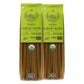 MORELLI Organic Garlic and Basil Linguine Pasta - 8.8oz (Pack of 2) - Italian Basil Green - Handmade Durum Wheat Semolina
