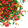 LEBERY Christmas Sprinkles Red Green Gold Sprinkles Holiday Sprinkle Mix Christmas Tree Sprinkle Star Cake Decoration Christma J