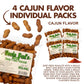 Uncle Bud'S Deep Fried Cajun Peanuts In The Shell (4-Pack) | Hot And Spicy Peanuts, Shareable Snacks For Family & Friends, In Sh