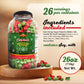 Stonehedge Farms Christmas Kettle Corn - 26 Ounce Barrel - Deliciously Old Fashioned - Red, And Green Popcorn