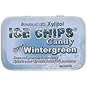 ICE CHIPS Candy Hand Crafted Tin, Wintergreen, 1.76 Ounce