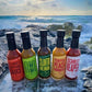 Pup & The Pepper Hot Sauce 3 Pack Gift Box - PawPaw Peach Habanero, Scarlet Reaper, & Cilantro Verde - Small Batch Gourmet Hot S