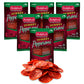 Bridgford Sliced Turkey Pepperoni - Naturally Smoked Snacks, 4 oz Pack of 6, Ideal for Pizza and Sandwiches