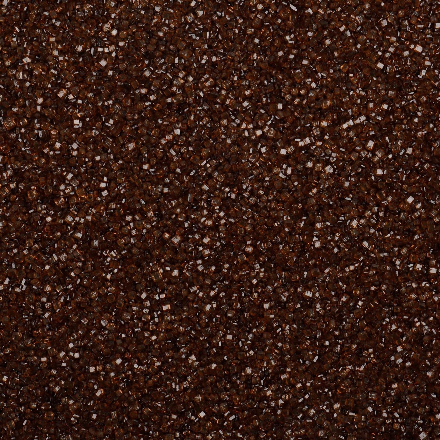 Brown Sanding Sugar Sprinkles, 4.6 oz Edible Sparkling Sugar Crystals for Baking Topping, Chocolate, Cupcakes, Cookies, Ice Crea