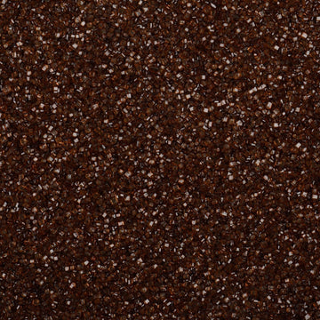 Brown Sanding Sugar Sprinkles, 4.6 oz Edible Sparkling Sugar Crystals for Baking Topping, Chocolate, Cupcakes, Cookies, Ice Crea