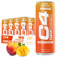 C4 Smart Energy Drink - Boost Focus and Energy with Zero Sugar  Natural Energy  and Nootropics - 200mg Caffeine - Peach Mango (12oz Pack of 12)