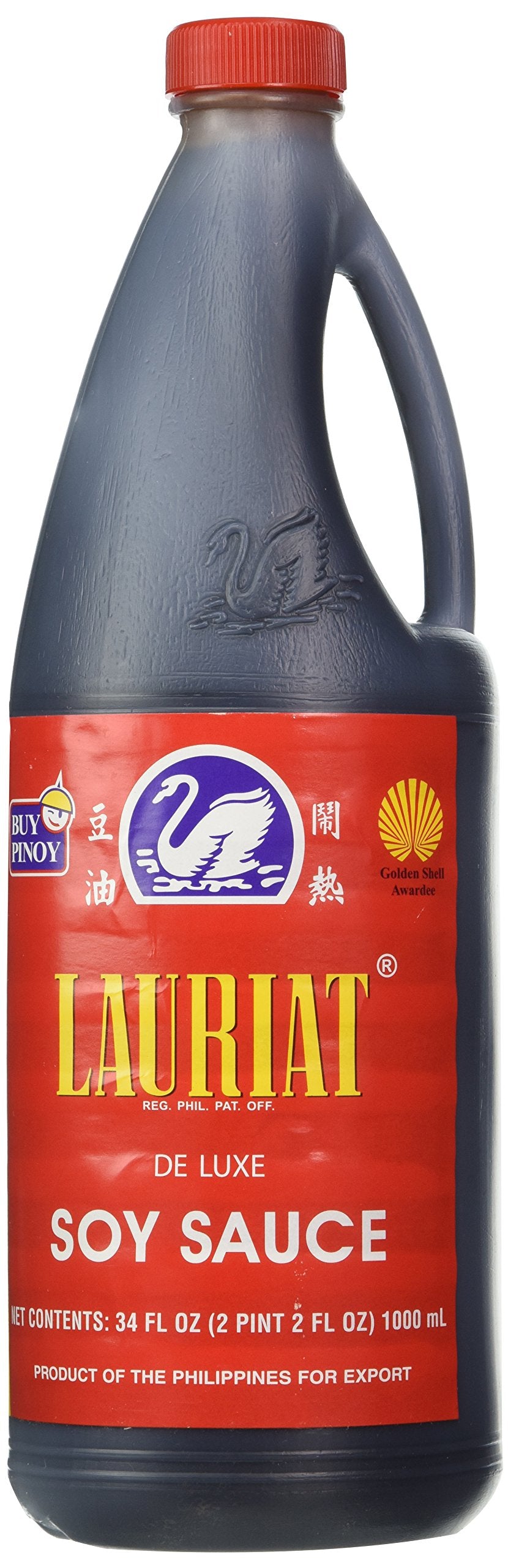 Silver Swan Lauriat Soy Sauce, 34 Ounce