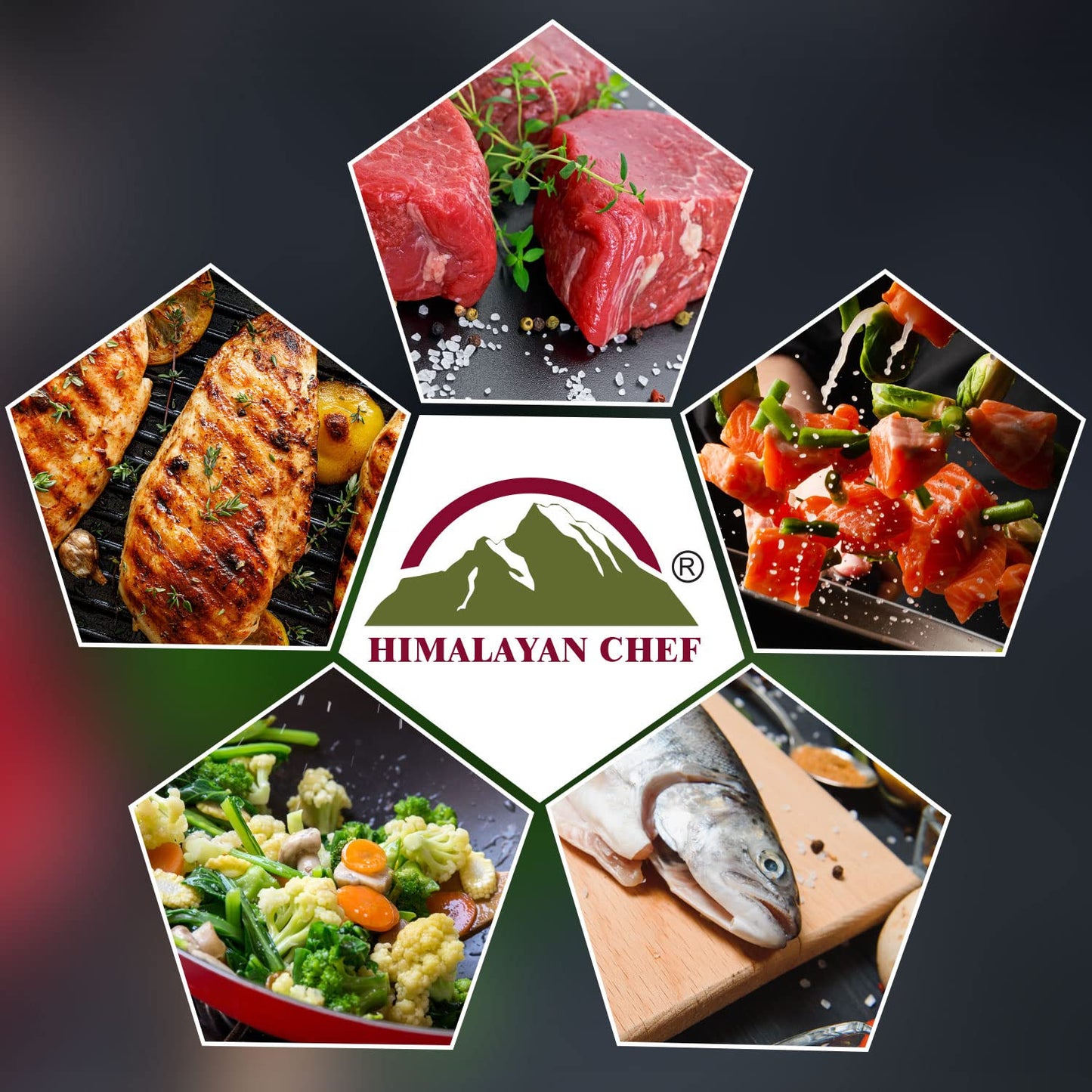 Himalayan Chef Pink Himalayan Salt, Extra Fine Grain - 8 Lbs