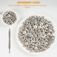 Kasvan Silver Mix Sugar Sprinkles - Edible Candy Pearls With 4-Claw Sprinkle Pen,118G/4.16 Oz, Gift Box Pack, Baking Cake Decora