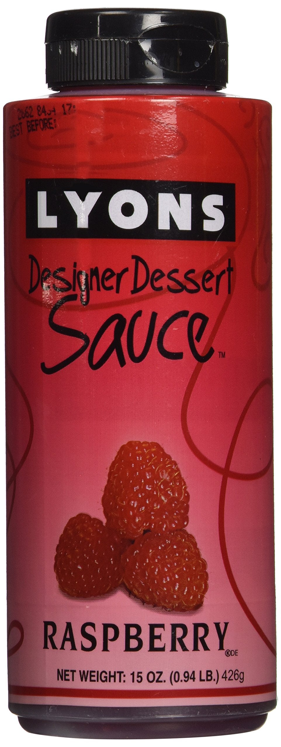 Lyons Raspberry Designer Dessert Sauce, 15 Oz.