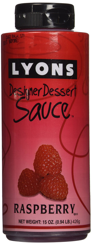 Lyons Raspberry Designer Dessert Sauce, 15 Oz.